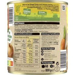 Bestseller -Heimladen 01d9a1ab3bb6ed58e56a4f13a8d495a02a078494 fertiggericht maggi spaghetti bolognese