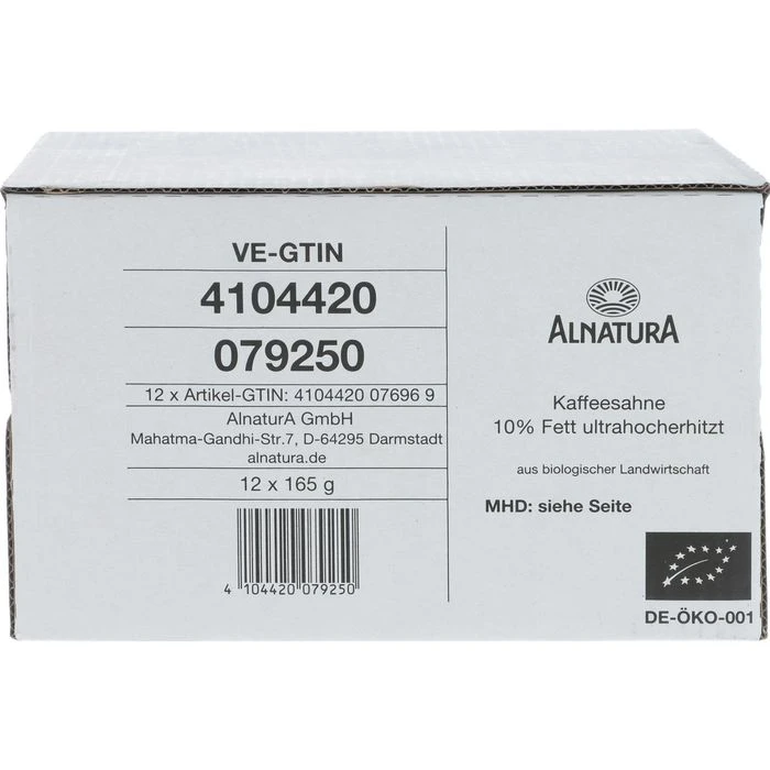 Alnatura Kaffeesahne 10% Fett, BIO, In Der Flasche, Je 165g, 12 Stück 6 Alnatura Kaffeesahne 10% Fett, BIO, In Der Flasche, Je 165g, 12 Stück – Bild 6