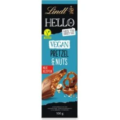Lindt Tafelschokolade Hello Pretzel & Nuts, Vegan, 100g