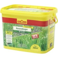 Wolf-Garten Rasendünger LH 240 Start, Ideal Für Die Rasen Neuanlage, 6 Kg Für 240m²