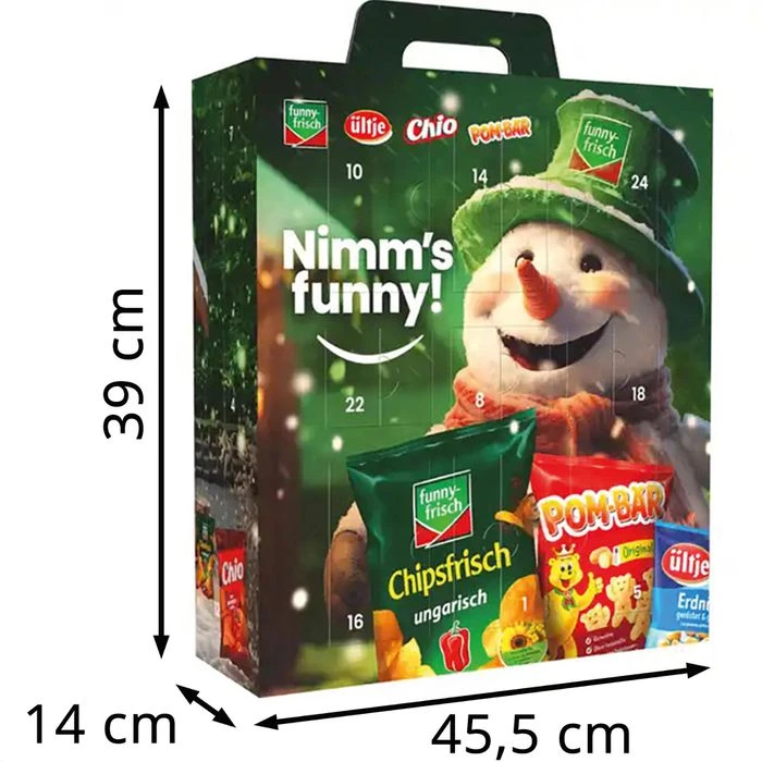 Adventskalender Intersnack Gefüllt Mit 24 Chips Und Snacks 4 Adventskalender Intersnack Gefüllt Mit 24 Chips Und Snacks – Bild 4