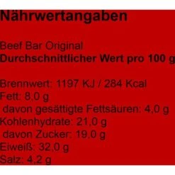 Jack-Links Fleischsnack Beef Bar Original, 22,5g, 14 Stück -Heimladen 16ebe037412226eec5f7097ee714a6eb48be51c2 fleischsnack jack links beef bar original