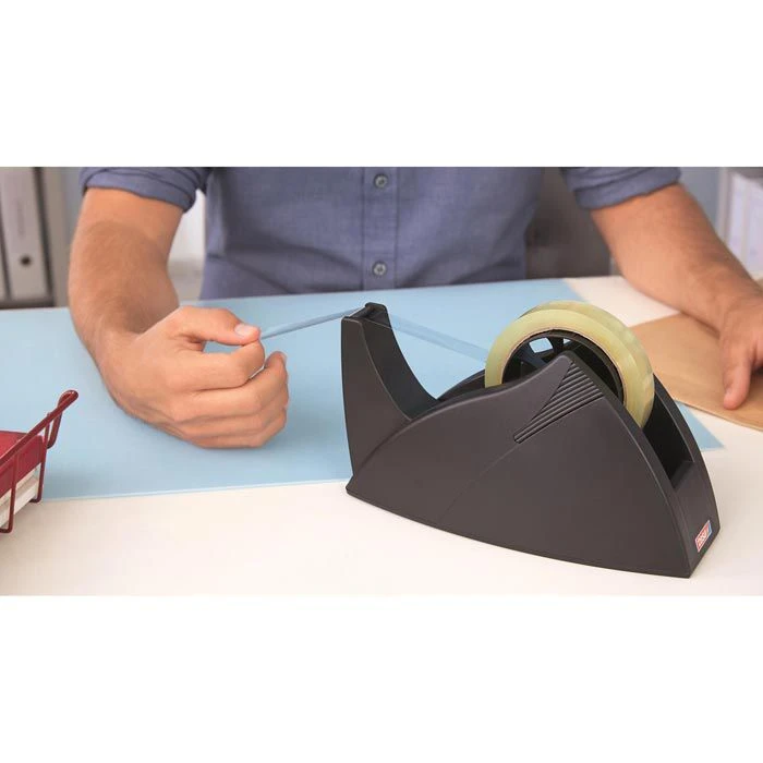 Tesa 57422 Easy Cut Schwarz Klebefilmabroller 2 Tesa 57422 Easy Cut Schwarz Klebefilmabroller – Bild 2