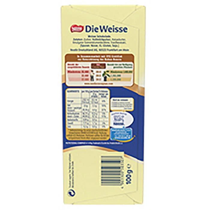 Nestlé® Nestle Tafelschokolade Die Weisse Original, Feinste Schweizer Schokolade, 100g 3 Nestlé® Nestle Tafelschokolade Die Weisse Original, Feinste Schweizer Schokolade, 100g – Bild 3