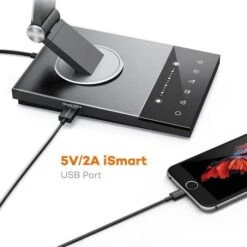 TaoTronics Schreibtischlampe TT-DL16 LED, Dimmbar, Anthrazit, Nachtlicht, Mit Standfuß -Heimladen 270a32860c14b95c1535ffb319aebaae587aaf70 schreibtischlampe taotronics tt dl16 led