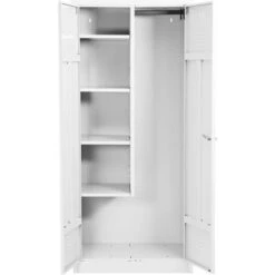G-Office Mehrzweckschrank CLC/HD.1880, Aus Metall, 80 X 180 X 50cm, Weiß -Heimladen 2bba3fb78bfefa9861943b1217e27666939a7f38 mehrzweckschrank g office clchd.1880 aus metall