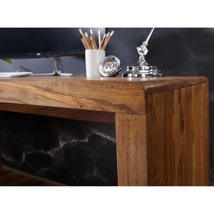 Wohnling Schreibtisch Boha WL1.383, Sheesham, Maße: 160 X 80cm, Aus Massivholz 3 Wohnling Schreibtisch Boha WL1.383, Sheesham, Maße: 160 X 80cm, Aus Massivholz – Bild 3