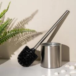 Bremermann WC-Bürste WC-Garnitur, Silber, Bürstenhalter Aus Edelstahl, Inkl. 3 Ersatzköpfe -Heimladen 36c4334ab8734724b92ba67d22441ca58b41b97a wc buerste bremermann wc garnitur silber