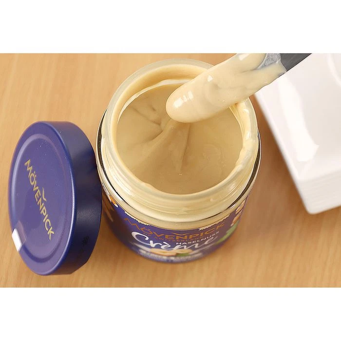 Mövenpick Brotaufstrich Haselnuss Creme Nuss-Milch, 300g 2 Mövenpick Brotaufstrich Haselnuss Creme Nuss-Milch, 300g – Bild 2