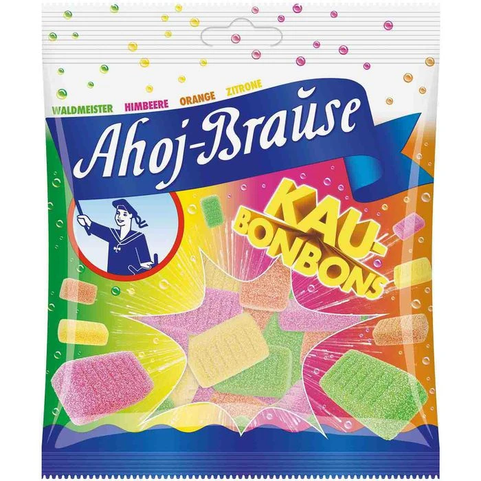 Ahoj-Brause Kaubonbons, Mit Fruchtgeschmack, 150g 1 Ahoj-Brause Kaubonbons, Mit Fruchtgeschmack, 150g