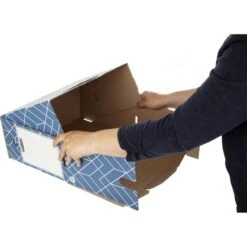 Bankers-Box Archivbox Decor Series, A4+, Schieferblau, Füllhöhe 150mm, Für Akten, 5 Stück -Heimladen 466403c034d450b77e121a4e20f7646d437a67f9 archivbox bankers box decor series a4 plus