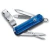 Victorinox Taschenmesser Nail Clip 580 0.6463.T2, Blau Transparent, 8 Funktionen