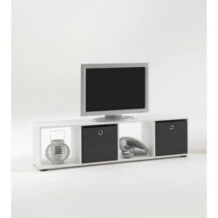 FMD-Möbel Bücherregal Mega 4, 248-004, Weiß, Aus Holz, 36,5 X 138,5 X 33cm, 4 Fächer -Heimladen 4a1b86d73e63ed208713e95c53d5b7fe71cdf719 buecherregal fmd moebel mega 4 248 004 weiss