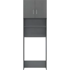 VidaXL Waschmaschinenschrank 800035, 64 X 190 X 25,5cm, Grau Hochglanz 10 VidaXL Waschmaschinenschrank 800035, 64 X 190 X 25,5cm, Grau Hochglanz -Heimladen 4ad3c8c5a760bfb7493e510f4135684697edf7db waschmaschinenschrank vidaxl 800035