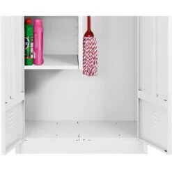 G-Office Mehrzweckschrank CLC/HD.1880, Aus Metall, 80 X 180 X 50cm, Weiß -Heimladen 4c104ec184038b9934cfcc4db0aa44524041ed26 mehrzweckschrank g office clchd.1880 aus metall