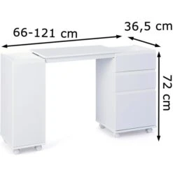 Inter-Link Schreibtisch Laptop Office, 20900400, Mit Flügeltür Und Schubfach, 66-121 X 36,5cm Weiß 9 Inter-Link Schreibtisch Laptop Office, 20900400, Mit Flügeltür Und Schubfach, 66-121 X 36,5cm Weiß -Heimladen 4c4ddb01b978208b95a71601a633ee16711397e9 schreibtisch inter link laptop office 20900400