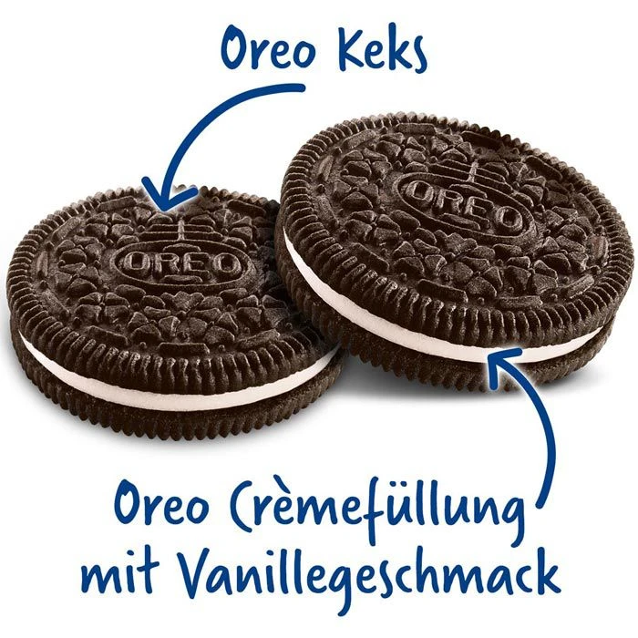 Oreo Kekse Original, Mit Crème-Füllung, 176g 2 Oreo Kekse Original, Mit Crème-Füllung, 176g – Bild 2