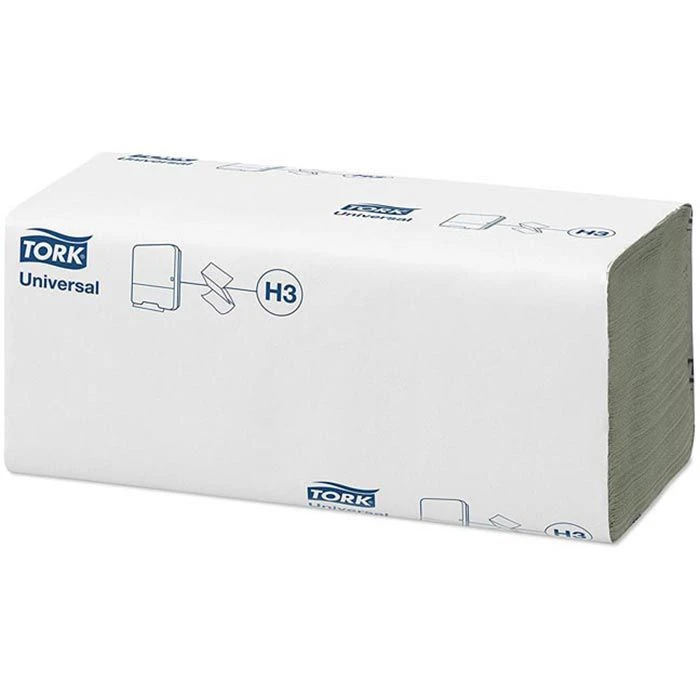 Tork 290135 Universal, 1-lagig, 25x23 Cm, Grün, Zick-Zack, H3, 4000 Stück, Papierhandtücher 3 Tork 290135 Universal, 1-lagig, 25x23 Cm, Grün, Zick-Zack, H3, 4000 Stück, Papierhandtücher – Bild 3
