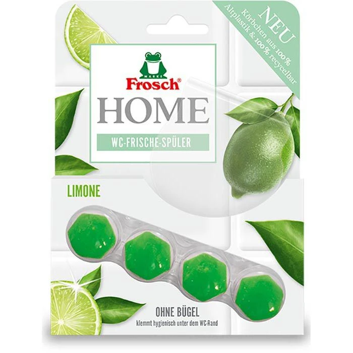 Frosch WC-Duftspüler Home, Ohne Bügel, Limone, WC-Frische-Spüler, Bio-Qualität 1 Frosch WC-Duftspüler Home, Ohne Bügel, Limone, WC-Frische-Spüler, Bio-Qualität