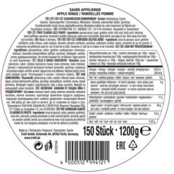 Trolli Fruchtgummis Apfelringe, 1200g, In Dose -Heimladen 551753bdc63810518a33acf72c3c3e50bc8df366 fruchtgummis trolli apfelringe