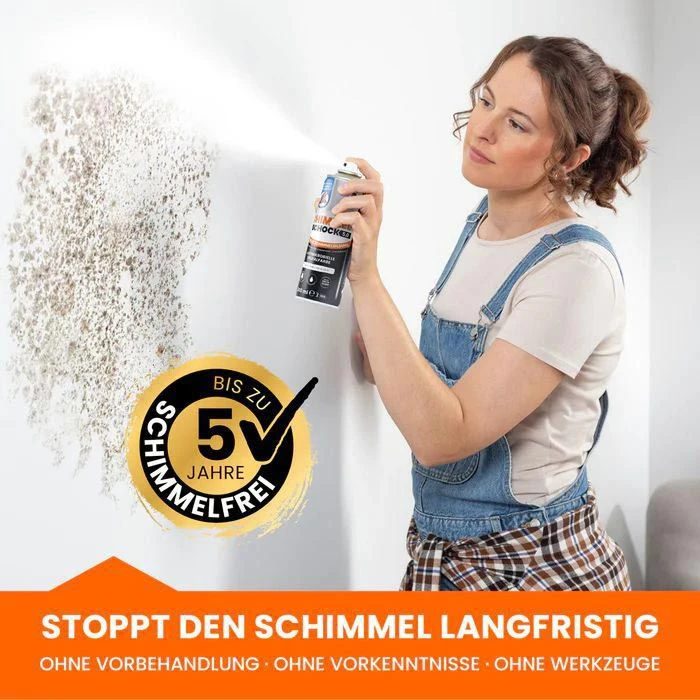 P.C.I Anti-Schimmel-Farbe Schimmel Schock 4.0, Spray, Weiß, Antibakteriell, 300 Ml 2 P.C.I Anti-Schimmel-Farbe Schimmel Schock 4.0, Spray, Weiß, Antibakteriell, 300 Ml – Bild 2