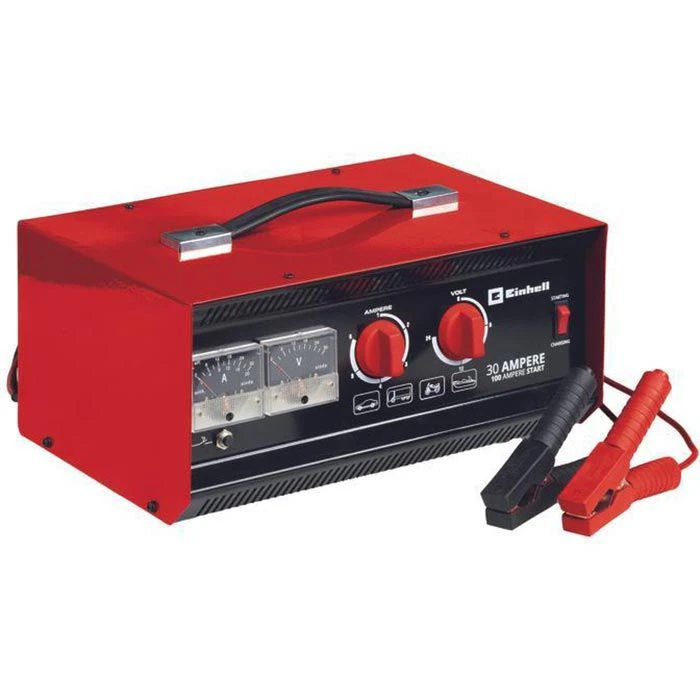 Einhell Autobatterie-Ladegerät CC-BC 30/1, 1078121, Ausstellungsstück 6 V / 12 V / 24 V, 30 A 1 Einhell Autobatterie-Ladegerät CC-BC 30/1, 1078121, Ausstellungsstück 6 V / 12 V / 24 V, 30 A