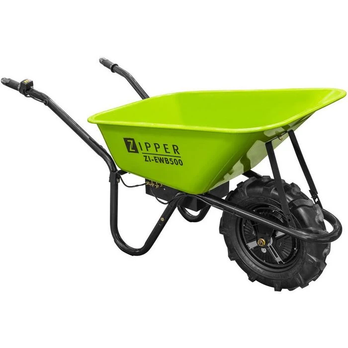 Zipper Schubkarre ZI-EWB500, Mit Motor, Luftbereifung, Tragkraft 150kg, Mit Blei-Akku 1 Zipper Schubkarre ZI-EWB500, Mit Motor, Luftbereifung, Tragkraft 150kg, Mit Blei-Akku