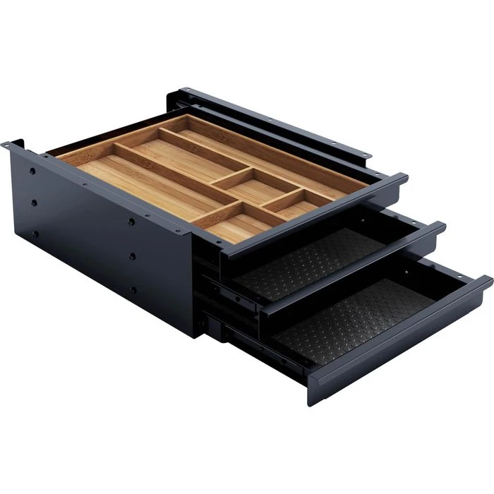 Actiforce Unterbauschublade TRI Grip, Schwarz, Breite 30,6 Cm, Für Schreibtische 3 Actiforce Unterbauschublade TRI Grip, Schwarz, Breite 30,6 Cm, Für Schreibtische – Bild 3