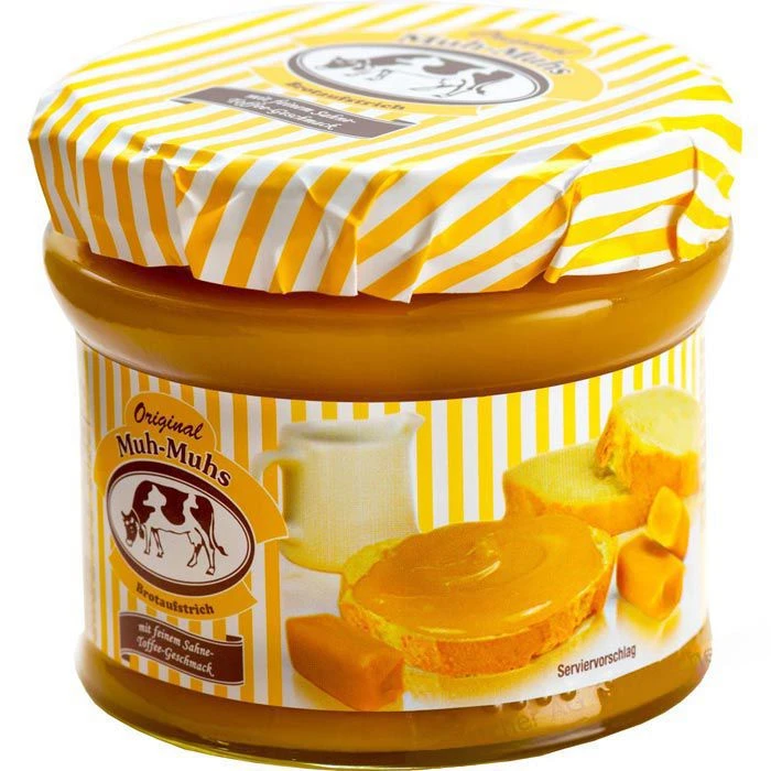 Muh-Muhs Brotaufstrich Original, Mit Feinem Toffee-Geschmack, 245g 1 Muh-Muhs Brotaufstrich Original, Mit Feinem Toffee-Geschmack, 245g