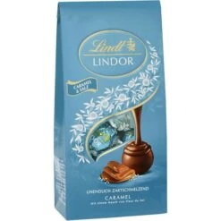 Lindt Pralinen Lindor Caramel & Salz, 137g, 10 Kugeln