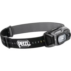 Petzl Stirnlampe Swift RL Pro LED, 900 Lumen, Akku, Lichtsensor, Rotlicht, Schwarz