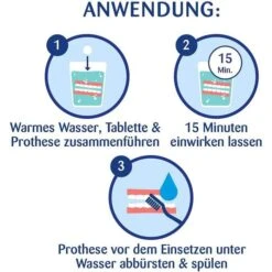 Kukident Gebissreiniger Die Blauen, Gebissreinigungstabletten, 104 Tabs -Heimladen 82c52802382b6b6d41b18c7c2041bb6fab33407d gebissreiniger kukident die blauen