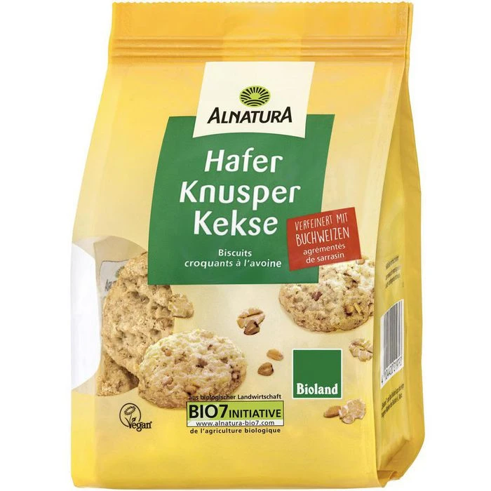 Alnatura Kekse Hafer-Knusperkeks, BIO, 150g 1 Alnatura Kekse Hafer-Knusperkeks, BIO, 150g