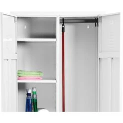 G-Office Mehrzweckschrank CLC/HD.1880, Aus Metall, 80 X 180 X 50cm, Weiß -Heimladen 893607899046a0e763a55057e4fab9dc8ddea5a0 mehrzweckschrank g office clchd.1880 aus metall