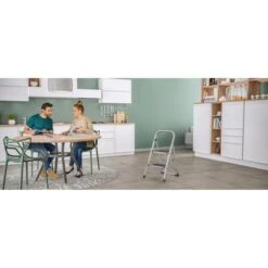 Hailo Klapptritt StandardLine K60, 4392-801, Aus Aluminium, Standhöhe 47cm, 2 Stufen, Silber -Heimladen 8b76a61a70d3445b9684c7f35c7b9050a1e41014 klapptritt hailo k60 4392 801 aus aluminium