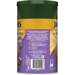 Jacobs Kaffee Cappuccino Milka Choco, Instant-Kaffee, Mild, 500g 7 Jacobs Kaffee Cappuccino Milka Choco, Instant-Kaffee, Mild, 500g -Heimladen 8cc41db5fcc4fb1c941a2695aaddad4327c3e50e kaffee jacobs cappuccino milka choco