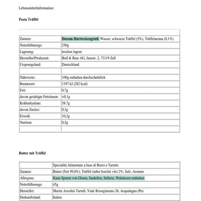 Geschenkset Schatzkiste Pasta, Bandnudel- Und Pilz-Spezialitäten In Holztruhe 4 Geschenkset Schatzkiste Pasta, Bandnudel- Und Pilz-Spezialitäten In Holztruhe – Bild 4