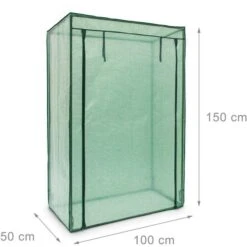 Relaxdays Gewächshaus 10020027, 0,5 M² Fläche, 100 X 50 X 150 Cm, Grün, Mit Schrägdach 9 Relaxdays Gewächshaus 10020027, 0,5 M² Fläche, 100 X 50 X 150 Cm, Grün, Mit Schrägdach -Heimladen 919d77a20fb16b3c2d424cfb99599d7b10b2211d gewaechshaus relaxdays 10020027 0 5 m2 flaeche