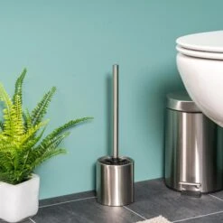 Bremermann WC-Bürste WC-Garnitur, Silber, Bürstenhalter Aus Edelstahl, Inkl. 3 Ersatzköpfe -Heimladen 926354b93a41e9b933a28411b7b4f9f8a49e939c wc buerste bremermann wc garnitur silber