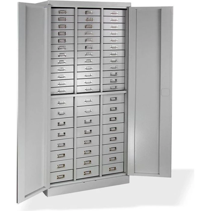 ADB Werkzeugschrank 40662, Aus Metall, 60 Schübe, Lichtgrau, 80 X 179 X 41cm 1 ADB Werkzeugschrank 40662, Aus Metall, 60 Schübe, Lichtgrau, 80 X 179 X 41cm
