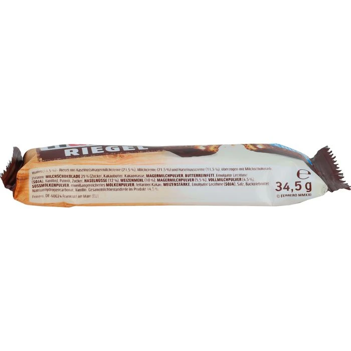 Hanuta Schokoriegel Riegel Milch & Nuss, 483g, Je 34,5g, 14 Riegel 5 Hanuta Schokoriegel Riegel Milch & Nuss, 483g, Je 34,5g, 14 Riegel – Bild 5