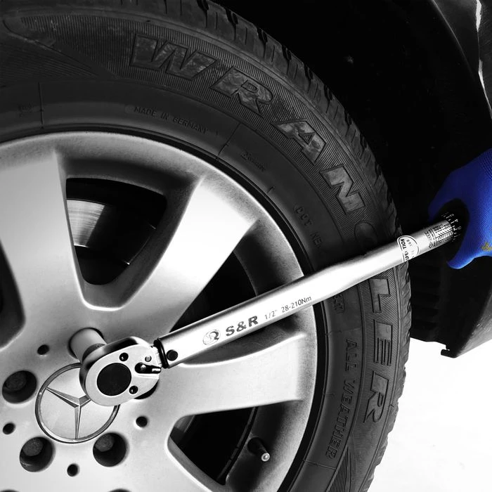 S&R Drehmomentschlüssel 465012210, Set, 1/2 Zoll, Mit Umschaltknarre, 28 - 210 Nm 3 S&R Drehmomentschlüssel 465012210, Set, 1/2 Zoll, Mit Umschaltknarre, 28 - 210 Nm – Bild 3