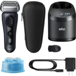 Braun Elektrorasierer Series 8 8463cc, Fjordgrau, Wet & Dry, 3+1 Scherkopf, 5-in-1 Reinigungsstation -Heimladen ad0aee7874f6386016a3f080496d03092c055c56 elektrorasierer braun series 8 8463cc fjordgrau