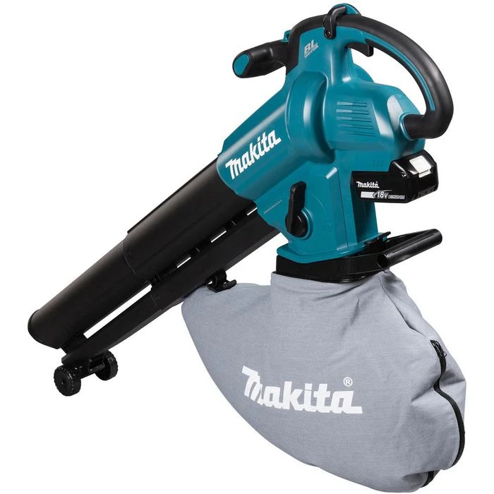 Makita Laubbläser-Laubsauger DUB187Z, Akku, 18V, Mit Schultergurt Und 25 Liter Fangsack 4 Makita Laubbläser-Laubsauger DUB187Z, Akku, 18V, Mit Schultergurt Und 25 Liter Fangsack – Bild 4