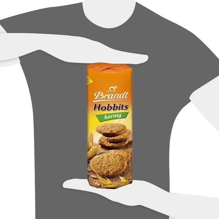 Brandt Kekse Hobbits Kernig, 250g 3 Brandt Kekse Hobbits Kernig, 250g – Bild 3