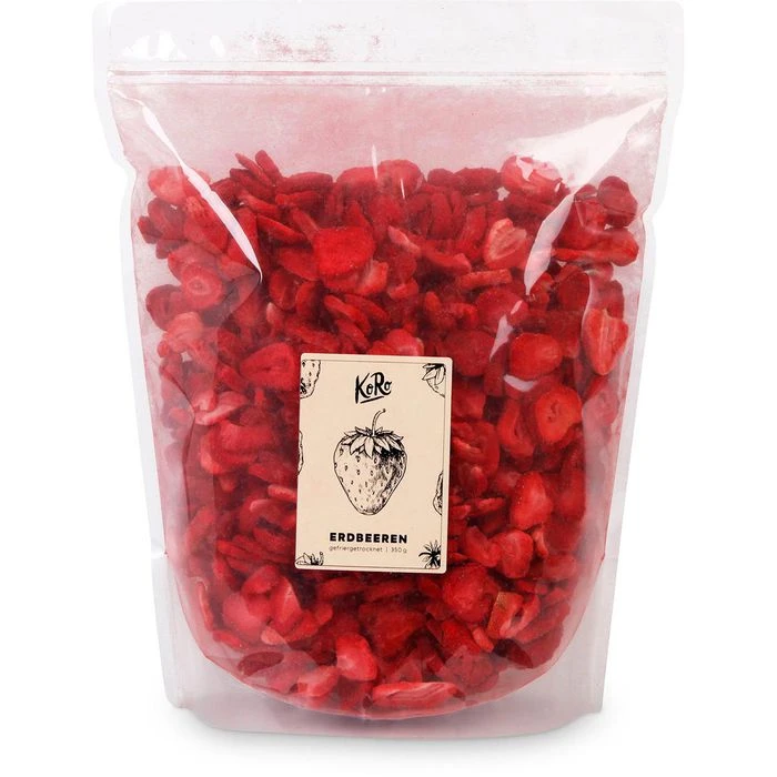 KoRo Trockenfrüchte Erdbeerscheiben, Gefriergetrocknet, 350g 1 KoRo Trockenfrüchte Erdbeerscheiben, Gefriergetrocknet, 350g
