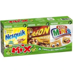 Nestlé® Nestle Cornflakes Mix Cerealien, Portionspackungen, 5 Sorten, 190g, 6 Pack