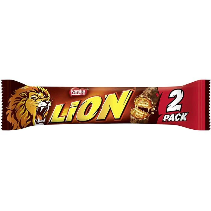 Nestlé® Nestle Schokoriegel Lion 2er Pack, 1680g, Je 60g, 28 Riegel 2 Nestlé® Nestle Schokoriegel Lion 2er Pack, 1680g, Je 60g, 28 Riegel – Bild 2