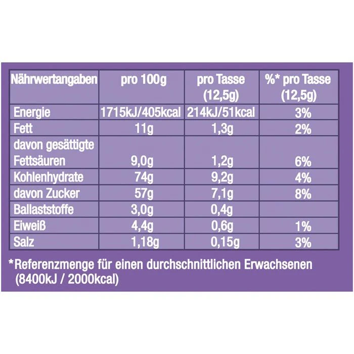 Jacobs Kaffee Cappuccino Milka Choco, Instant-Kaffee, Mild, 500g 5 Jacobs Kaffee Cappuccino Milka Choco, Instant-Kaffee, Mild, 500g – Bild 5
