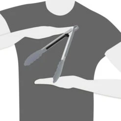 Fackelmann Grillzange 41118, Mehrzweckzange, Länge: 27cm, Griff Gummiert, Nylon / Edelstahl -Heimladen ccdf124c018050ab2f6d981bbec5c544506d74db grillzange fackelmann 41118 mehrzweckzange